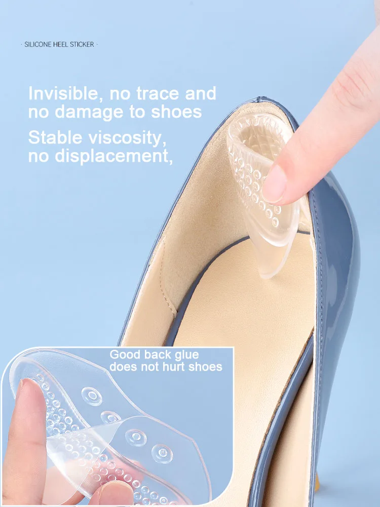 Heel Protectors Non Slip Heel Inserts Silicone High Heels Heel - Main Image
