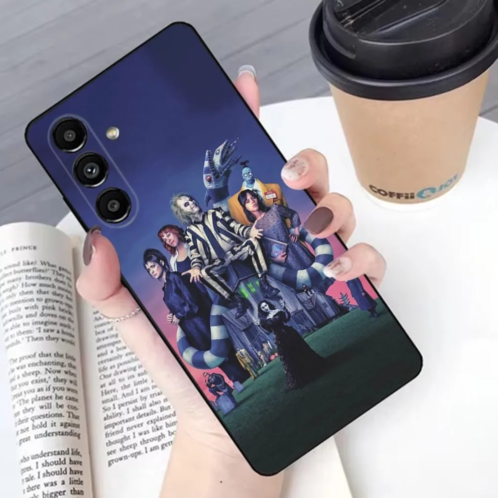 thumbnail image 1 of B-Beetlejuice 2 Phone Case For Samsung S24,23,22,30,21,10,9,Ultra,Plus,Lite,FE,Soft Silicone Black Cover, 1 of 5