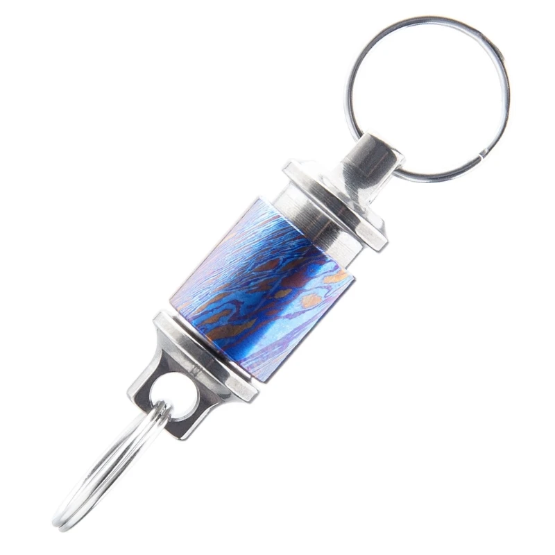 

Alloy Quick Release Keychain Detachable Pull Apart Keyrings Buckle R66E