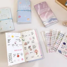 

A6 Kawaii Planner Notebook Journal Cute Weekly Diary for Homework Meeting Record Notes Hand Account Daily Agenda Budget Book