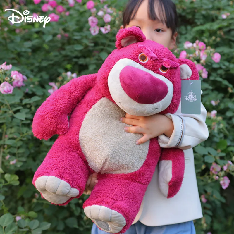 Kawaii Disney Large Stuffed Toys 48cm Lotso Bear From Toy Story3 Soft Plush Pillows Valentine's day Gifts Cute Things Anime Doll