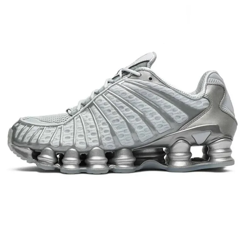 Unisex Designer Running Sneakers Triple Black Red Silver