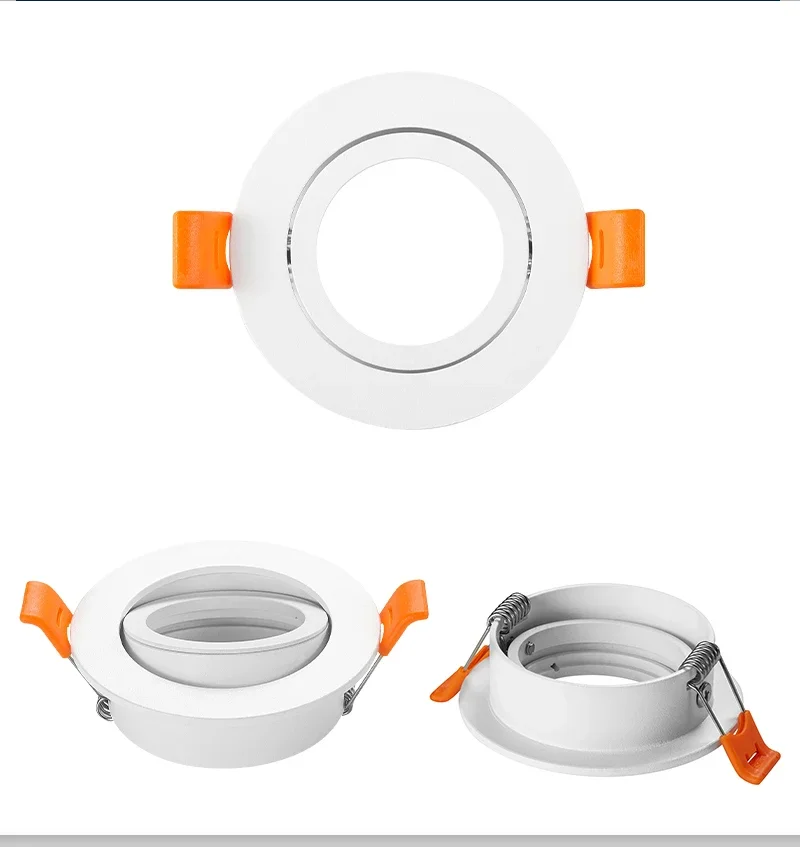 1/10PCS Adjustable Ceiling Light Frame Holder for GU10 S018e476494a7402190e29bb582c587bbd