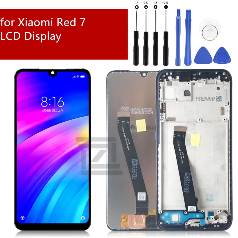 

For Xiaomi Redmi 7 LCD Display Touch Screen Digitizer Assembly With Frame Screen Replacement Repair Parts 6.26"