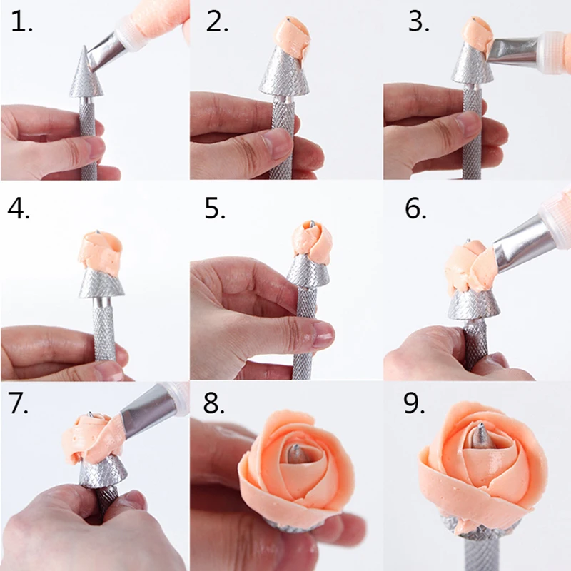 Description Picture 4 of itemDessert Kitchen Accessories Needle Cone Holder Cake Tools Cake Baking Decor Stick 2pcs