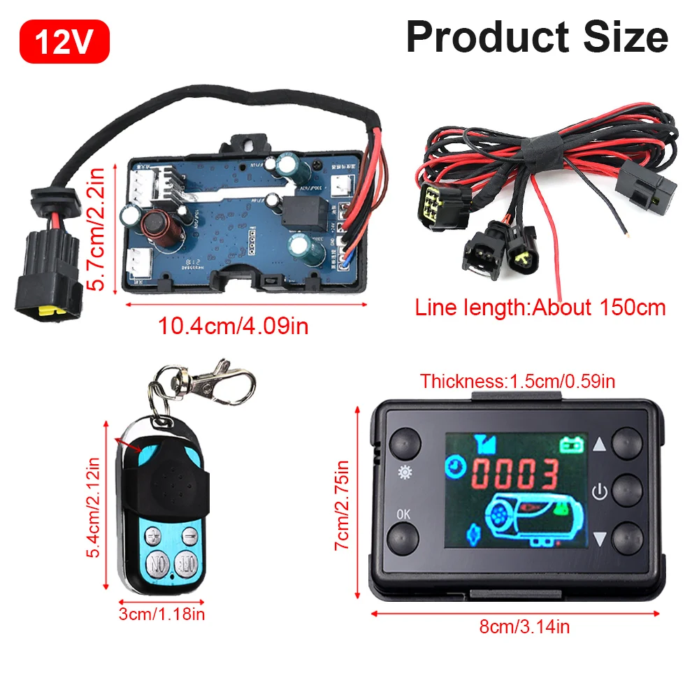 LCD  ġ   , 12V    , ڵ Ʈ  ü ǰ, 2KW, 3KW, 5KW