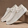 Men Casual Shoes Breathable Lightweight Slip-On Flats Simple Comfortable Solid Color Soft Sole Shoes Men Shose For Sale Loafers 1
