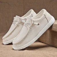 Men Casual Shoes Breathable Lightweight Slip-On Flats Simple Comfortable Solid Color Soft Sole Shoes Men Shose For Sale Loafers 1