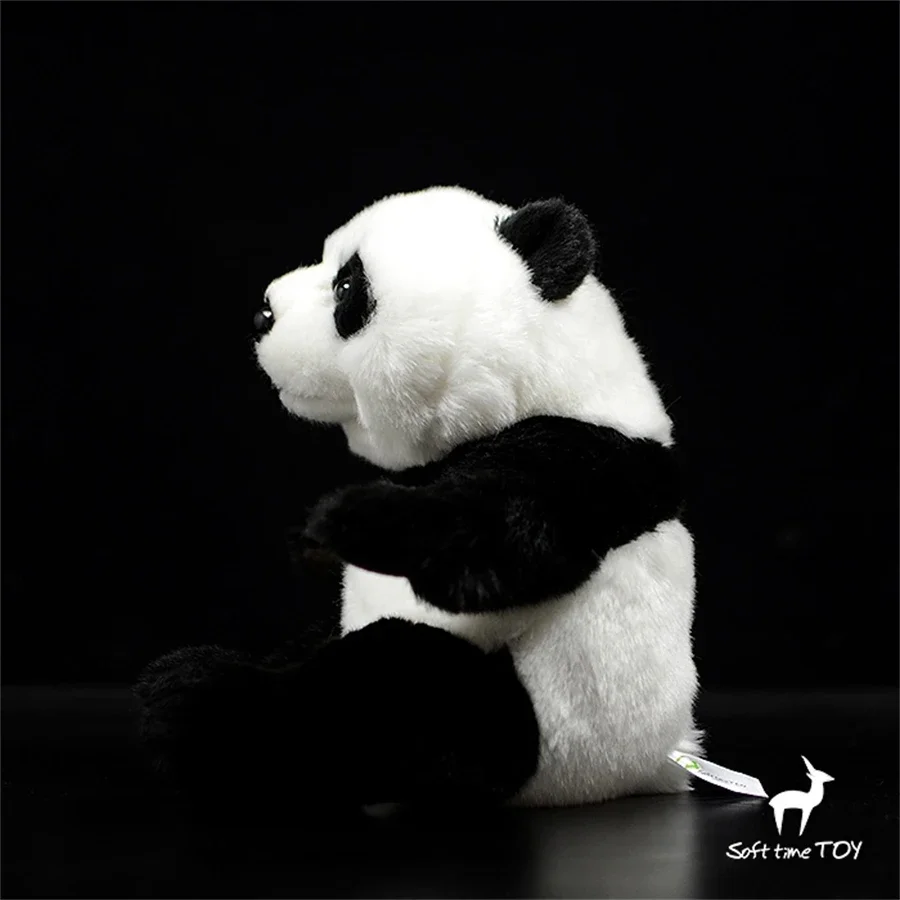 Panda High Fidelity Anime Cute Plushie National Treasure Plush Toys Lifelike Animals Simulation Stuffed Doll Kawai Toy Gifts Kid 3