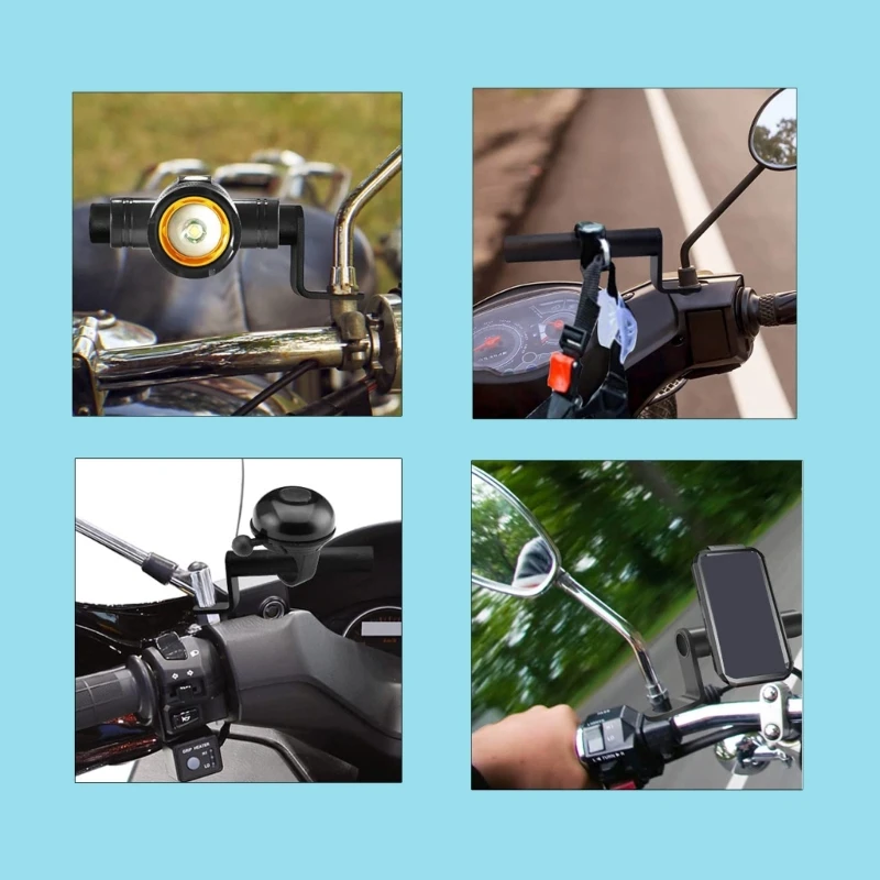 Motorcycle Rear View Mirror Adapter Holder motorcycle mirror motorcycle mirrors motorcycle mirror mount motorcycle mirror bracket motorcycle turn signals adapter