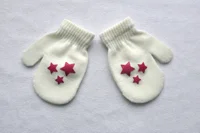 Cute Star Baby Gloves Winter Warm Kids Anti-grasping Glove Bag Cover Cartoon Heart Toddler Girl Boy Full Finger Mittens 5