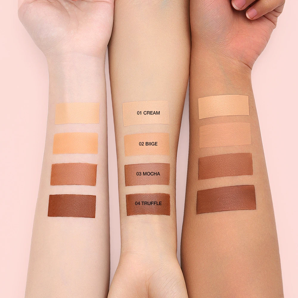 Face concealer pen contour stick sponge head concealer makeup concealer O.TWO.O monochrome silky concealer stick stereo sculpting face contours natural cover dark circles modify outline