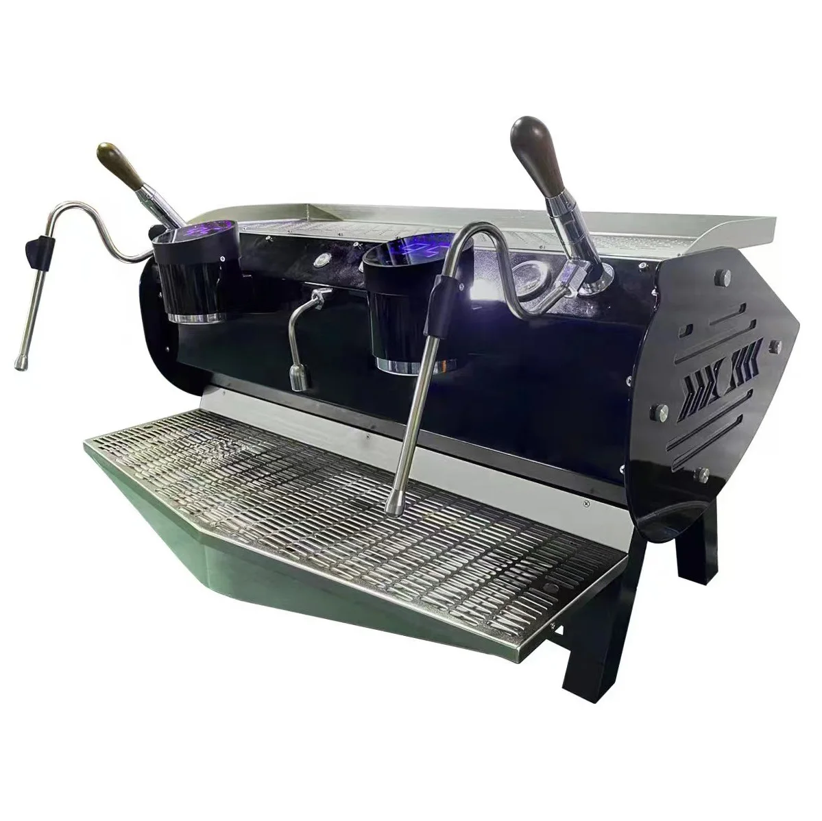 Professional Commercial Barista Cappuccino Coffee Maker China 2 group Automatic Moka Coffee Espresso Machine for Sale 3