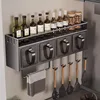 Stainles Steel Kitchen Spice Racks Punch-free Kitchen and Storage Organizer 2 Layer Seasoning Shelf Organization Accessories 1
