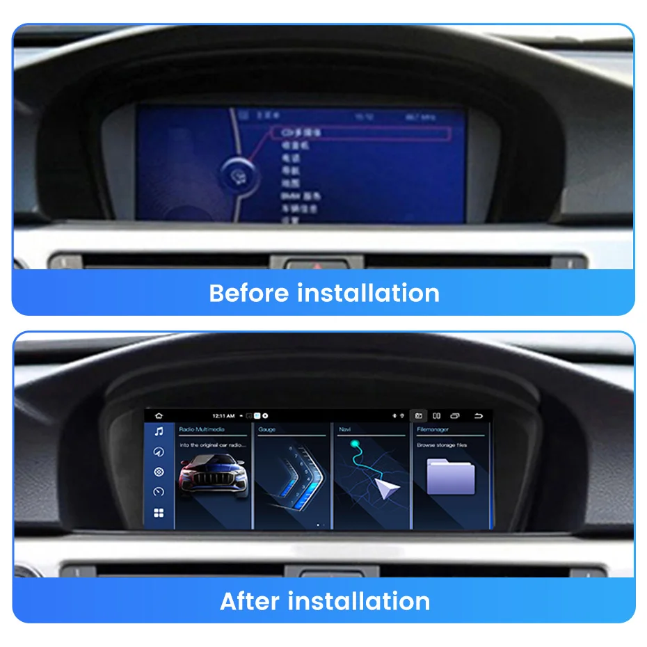 Android Radio Car Multimedia Player Head Unit For BMW 3 5 Series E60 E61 E63 E64 E90 E91 E92 MASK CCC CIC wireless Carpaly Auto