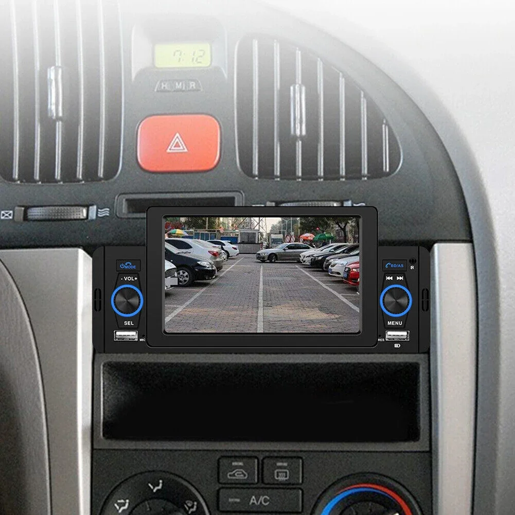 

5 Inch Car Radio Touch Screen Wireless Carplay Android Auto Stereo FM Transmitter MP4 Player HD Voice Control Built-in Microphoe