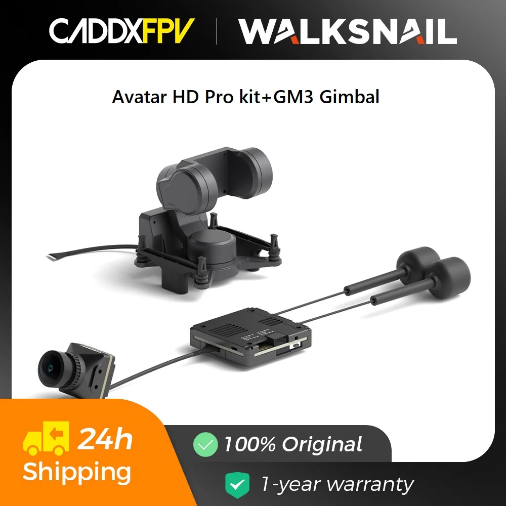 카메라 GM1 GM2 GM3 FPV 짐벌 헤드 추적 Walksnail 아바타 HD 프로 키트 Gyroflow RC FPV 드론 자동차 부품 용 Caddx Gimbal