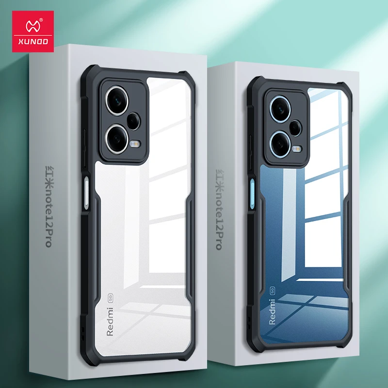 Xundd-funda para Xiaomi Redmi note 13, 13 Pro, 13 Pro Plus +, lente de  cámara, protección completa, TPU y PC, cubierta trasera transparente para  teléfono - AliExpress