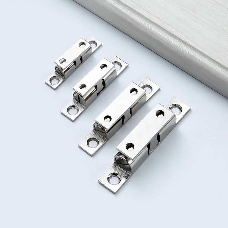 door catches cabinet door latch Furniture Door Latch Solid Brass Spring Ball Catch Free Screws