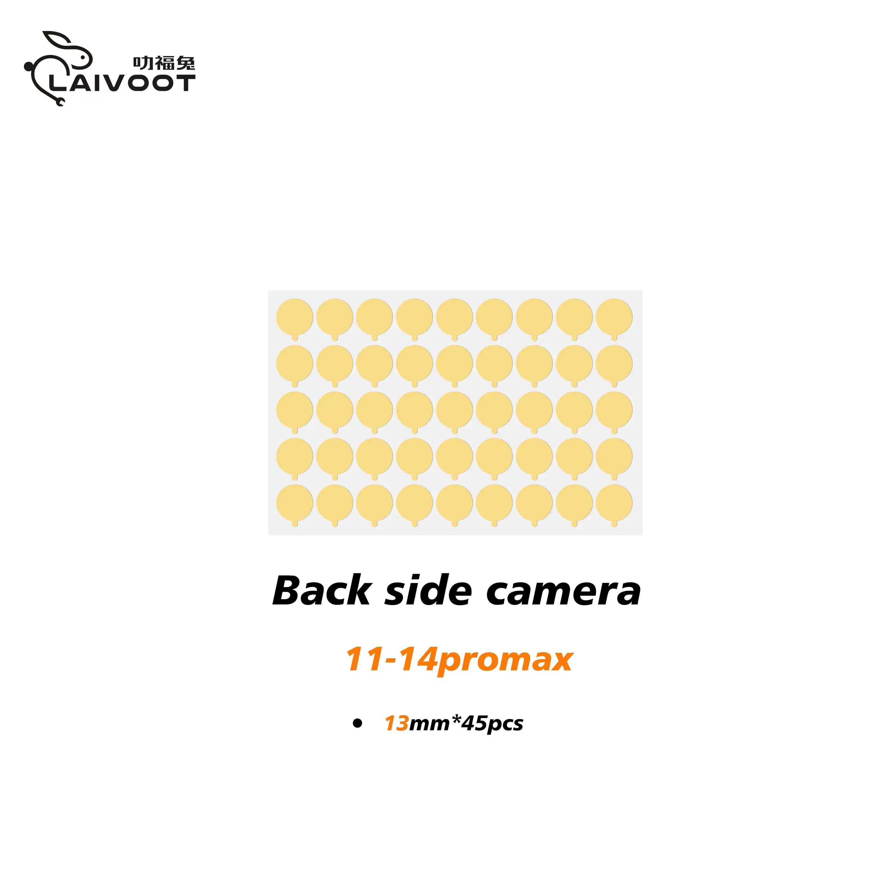 iPhone Camera Protection Sticker iPhone 6-16Pro max Front IR Rear Blu-ray