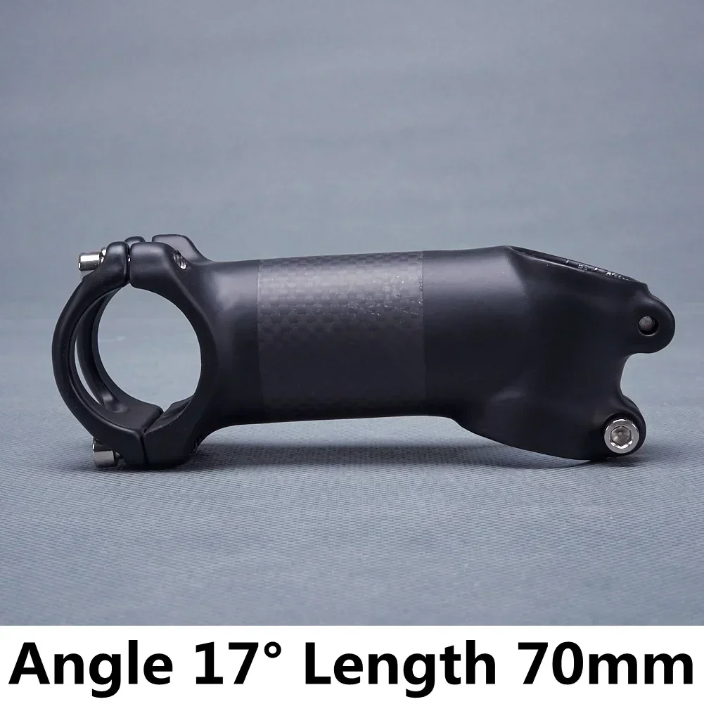 Potence Carbone 17°/6° Direct Mount - Vélo Route/VTT, Diamètre 31.8mm, 1