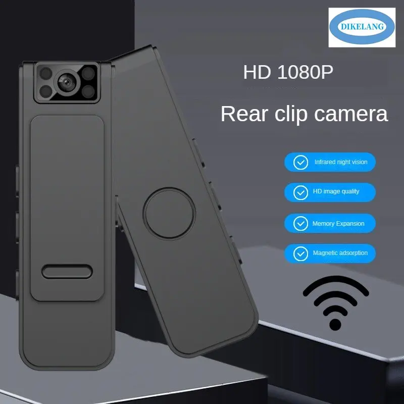 Wireless WIFI Conference Recorder HD 1080P Portable Outdoor Sports Camera with Magnetic Back Clip A19