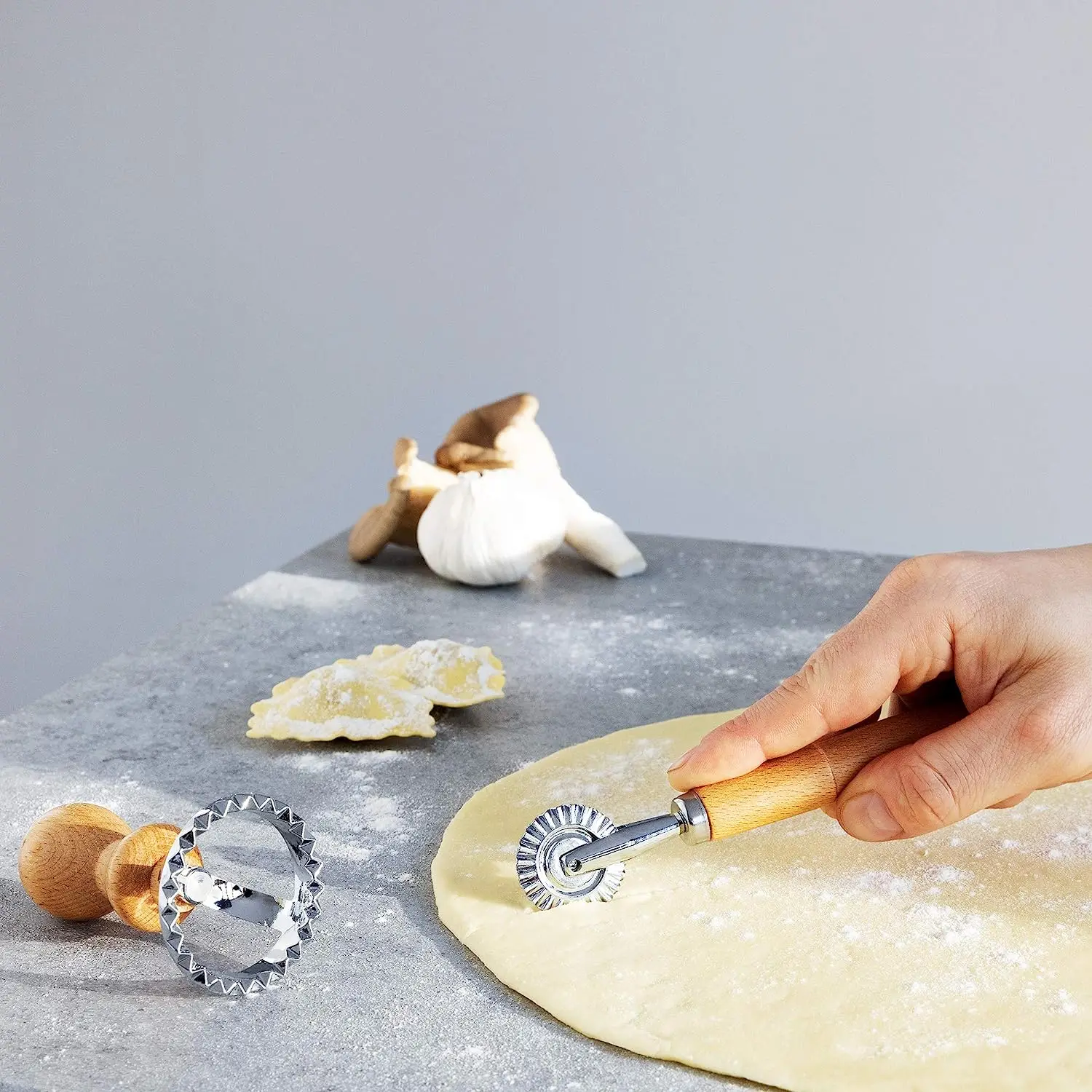 Ручные Формы для макаронных изделий, домашняя искусственная форма для выпечки печенья с деревянной ручкой, кухонный инструмент для выпечки пельменей, лазанья, пироги