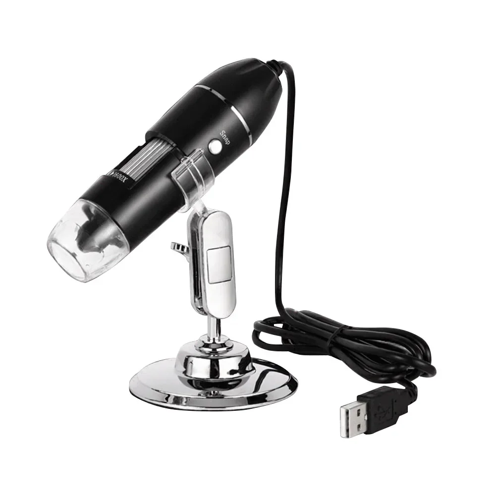 LED Digital Microscope with Stand Soldering Magnifier Endoscopic 500X 1000X 1600X for Mobile Phone PC