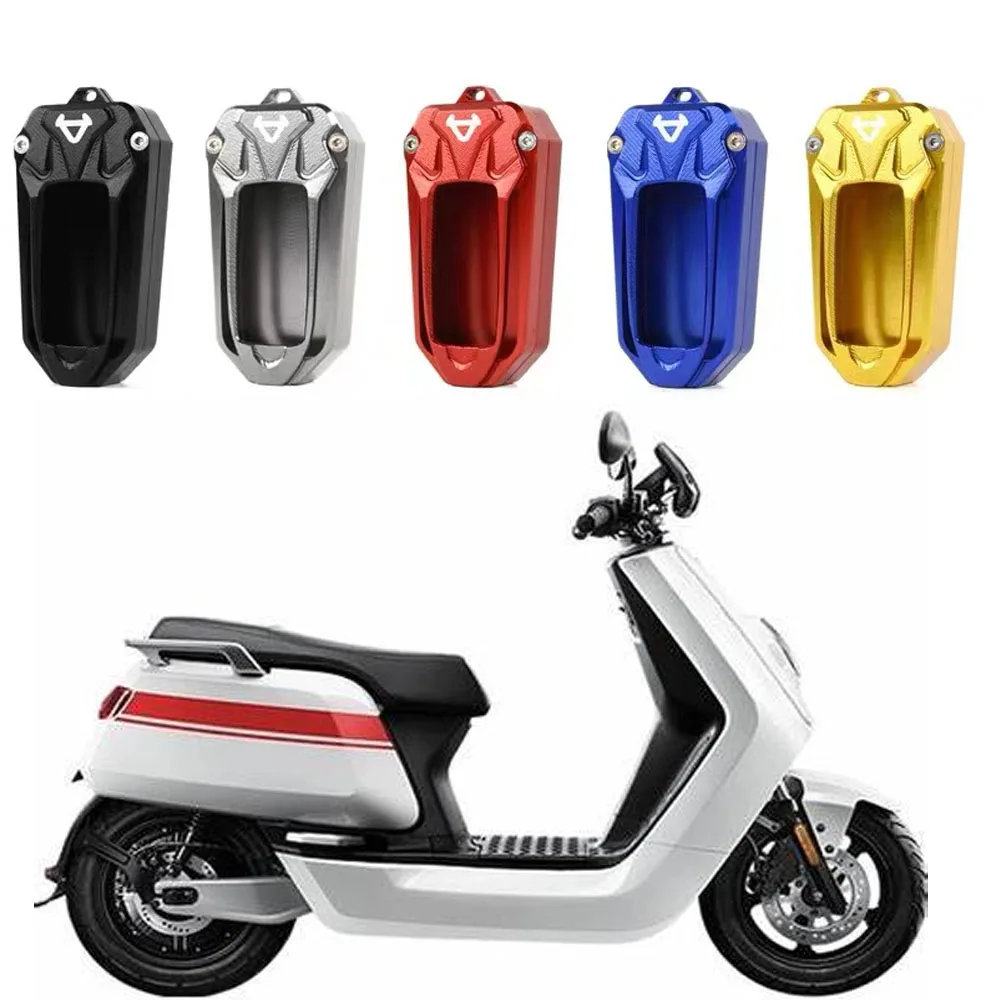 

n For Electric Scooter Niu N1 N1s U+ M1 N-gt U M U Motorcycle CNC Accessories Key Case Cover Shell & Embroidere Keychain Chai