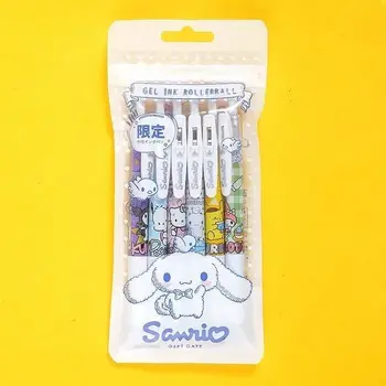 헬로 키티 프레스 젤 펜, 산리오, 마이 멜로디, 쿠로미, 시나몬 ST, 긴 0.5mm, 인스 젤 펜, 학생 학습 문구 선물, 도매