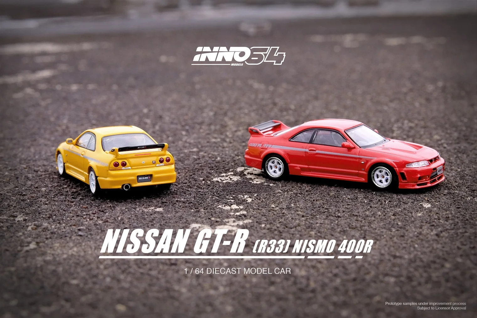 Inno-gtrダイキャストカーモデル、1: 64スカイライン、r33 - AliExpress