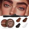 Two-Color Eyebrow Dye Cream Waterproof Sweat Resistant And Not Easy to Stun Eyebrow Dye Eyebrow Brush Makeup Holding Cosmetic 2
