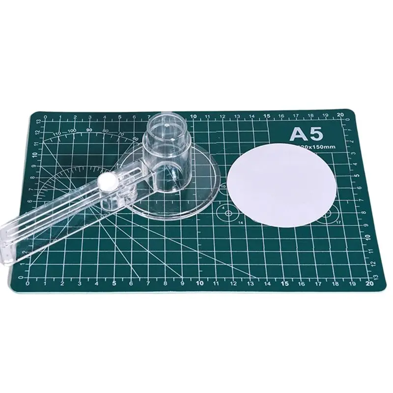 업그레이드된 ABZC 조정 가능한 원형 종이 커터 58mm 투명 원형 커터 2팩 ..