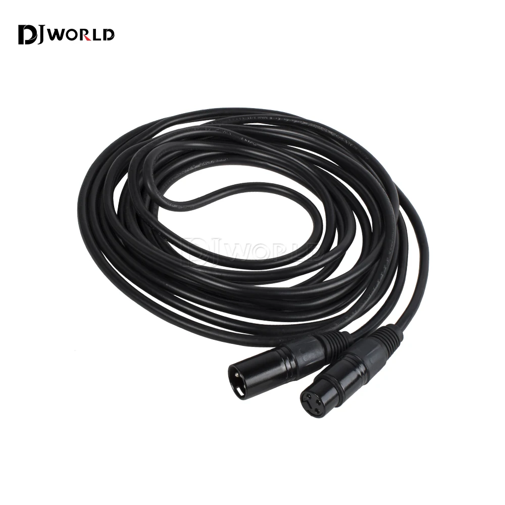 1m/2m/3m/5m/10m DMX Cable High Quality 3-Pin Signal Line Connection For Moving Head Light Par Light Stage Lighting Accessories dmx cable