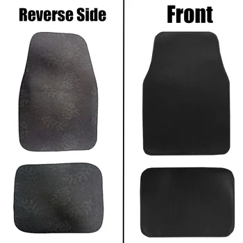 Tappetini universali per auto anteriori e posteriori, tappetini in moquette per auto, SUV, berline, furgoni, accessori resistenti allo sporco e all'usura