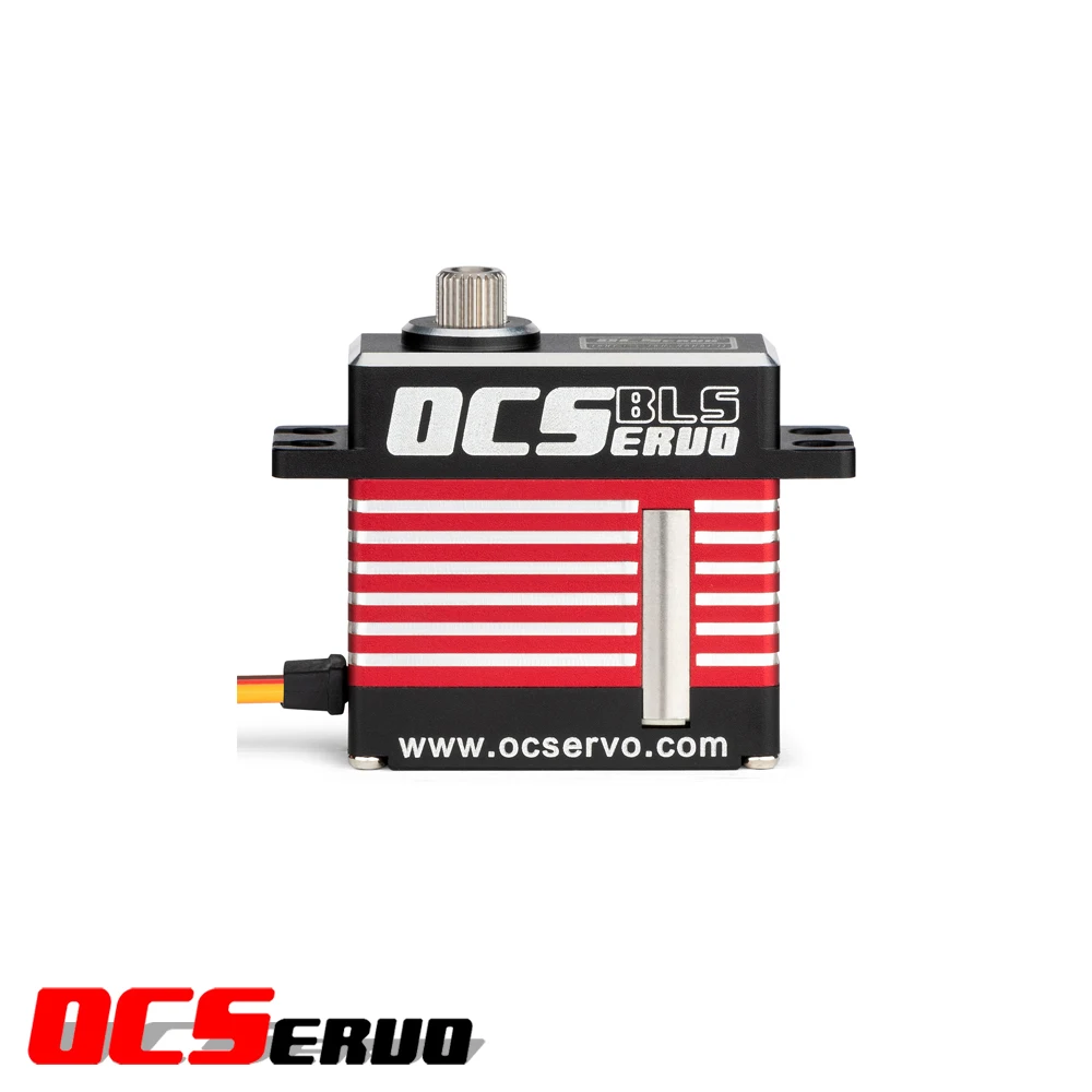 OCS-D2007 브러시리스 모터 하이 토크 서보 스틸 기어, 모든 CNC 케이스, 미드 사이즈 BLS, 8.4V, 20kg.cm, 51g, 0.07S, 60 °