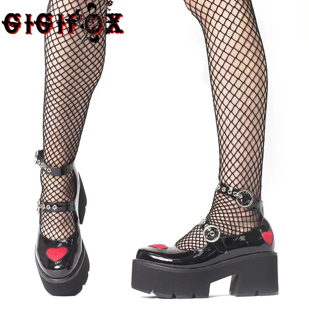 GIGIFOX 2022 Brand Sale Chunky Heels 