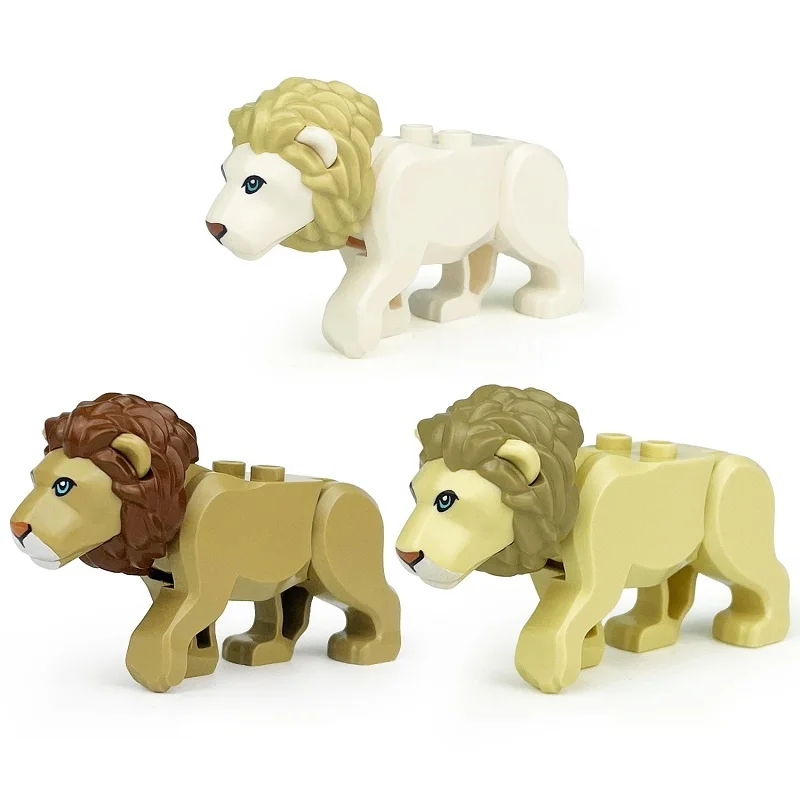 Safari Animal Building Block Figures - Educational Mini Toys & Gifts