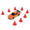 1/43 RTR Mini Drift Race Car Remote Control Toy Car 4WD Tyres Radio Lights Traffic Cones Ready to Run Toy Model Gift Endless fun 5