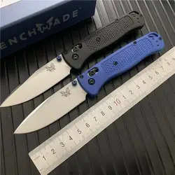Benchmade bm 535/535s bugout eixo faca de dobramento 3.24 "s30v cetim lâmina simples polímero lidar com acampamento bm940 bm601 bm42 faca