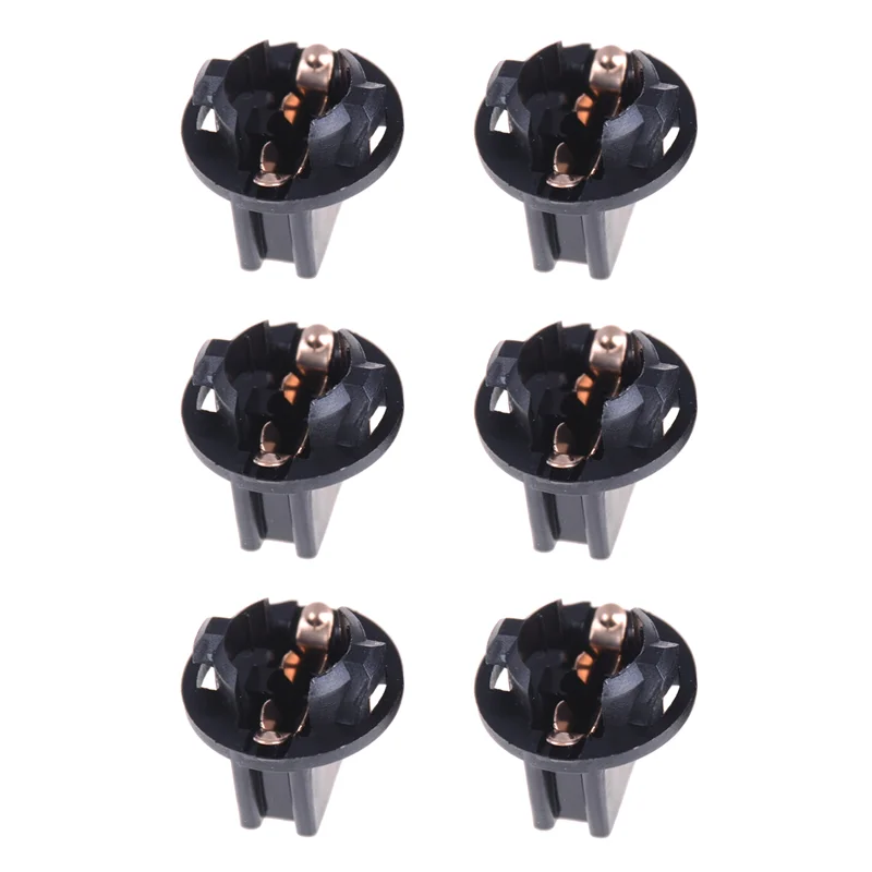 T10 Twist Lock Plug and Play Bulb Holder Sockets T10 W5W 168 192 194 Twist Lock Wedge Bases Lamp Dash 12Pcs led lamp bulb base,light holder,lamp holder,light bulb socket,socket connector plug adapter