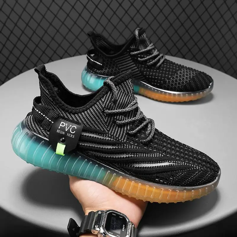 

Туфли мужские спортивные сетчатые, дышащие, молодежные, повседневные, для бега, студентов, весна-лето