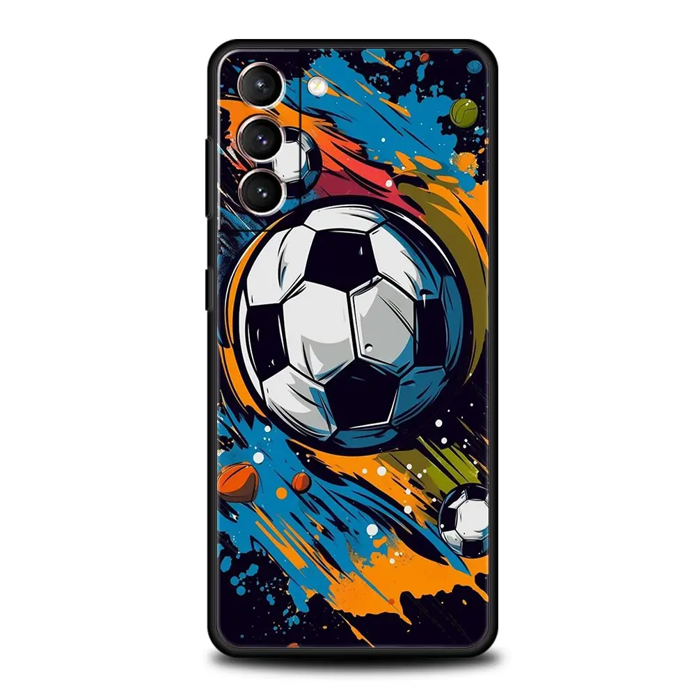 Football Passion Soccer Ball Phone Case Cover, Enhanced Protection and Style