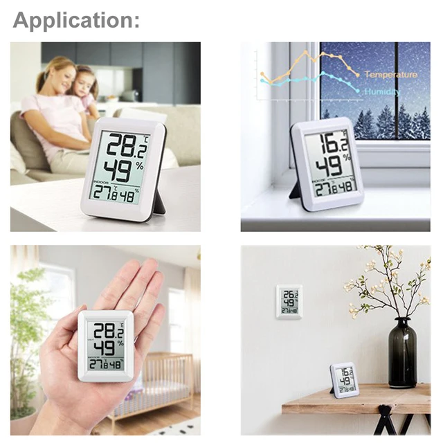 Thermometer Humidity Monitor TS-FT0423 Temperature Humidity Meter Wireless Accuracy for Indoor Outdoor Accessories 2