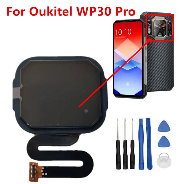 New Original For Oukitel WP30 PRO Cell Phone Back Watch Versatile Amoled  LCD Display Screen Asscembly Digitizer Glass Repair - AliExpress