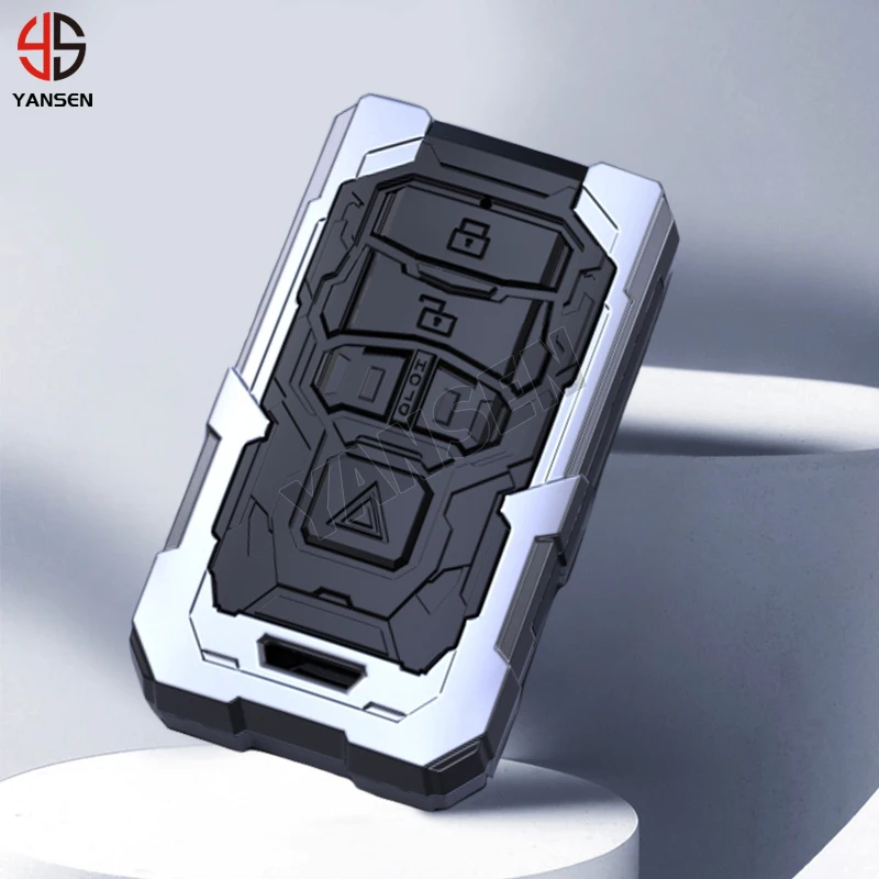 

2024 Mecha Car Key Case Cover Shell Fob for Honda Vezel City Civic CRV HR-V MPV EX Odyssey 2013-2018 Car Protector Accessories