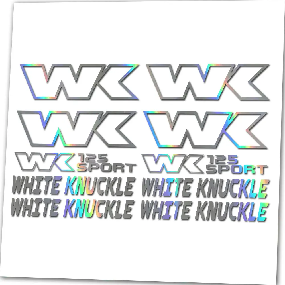 Per Wk White Knuckle Wk125 Set Di Decalcomanie/Adesivi Sportivi, Tutti I Colori Disponibili
