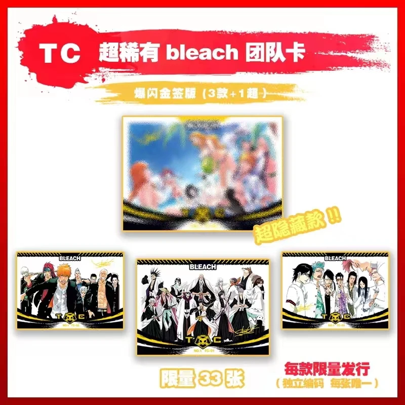 Personagens Anime Bleach Card, TCG Card Games, Cosplay Jogo de Tabuleiro,  Coleção Cartões, Brinquedos Presente, Original - AliExpress