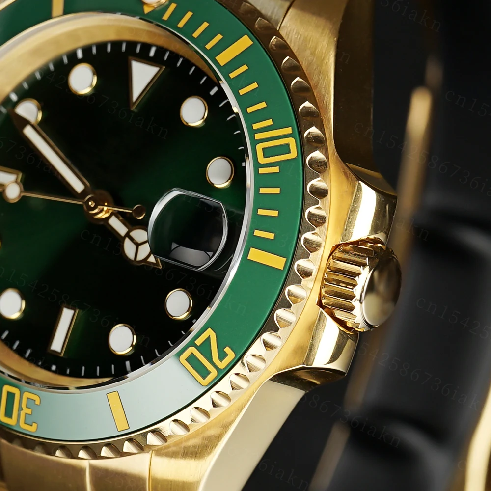 2022 Fashion New 40mm Men's Leisure Sports Sapphire Mirror Stainless Steel Material Waterproof Automatic Mechanical Watch