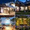 Solar Shed Light Solar Pendant Light Indoor Outdoor 228/180 LED 1000LM 5 Modes with Remote Control for Barn Gazebo Garage 5